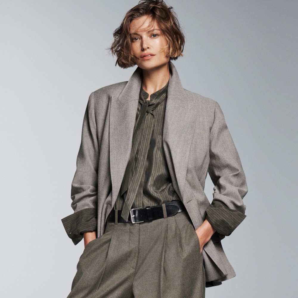 Zara OVERSIZED WOOL BLAZER‎ ZW COLLECTION NWT